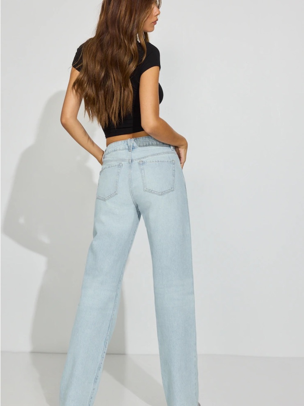 Garage Light Blue 90s Straight Jeans